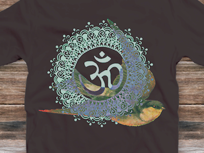 Shirt Design for Yoga Company indie namaste shirt sparrow yoga