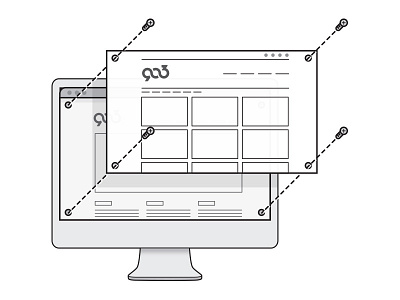 New Year. New Work. New Website. announcement apple assembly design display illustration imac launch mac new web website