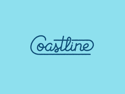 Coastline Lettering