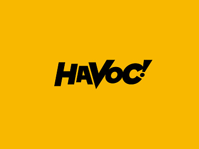 HAVOC! Logo basketball branding havoc identity lettering logo richmond rva shaka vcu