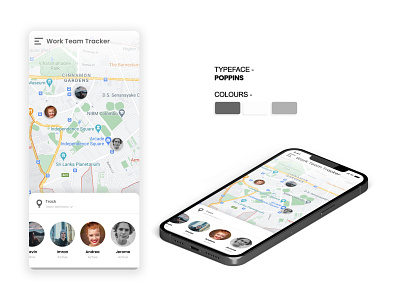 Location Tracker App UI