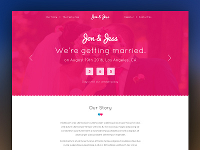 Wedding Dash Template online website builder wedding weddingdash