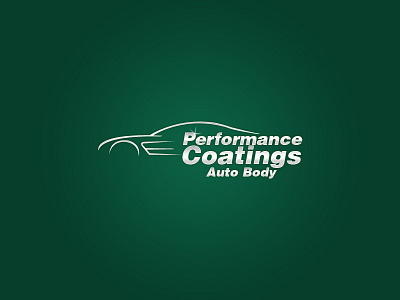 Performance Coatings Autobody logo design