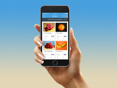 Grocery App Design app flat design app grocery app ios mobile mobile app