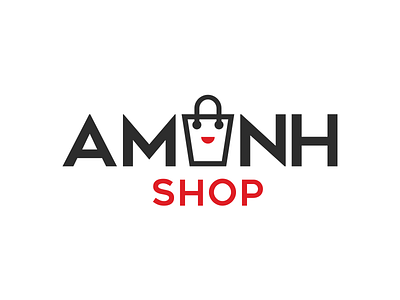 Amonh Shop logo design