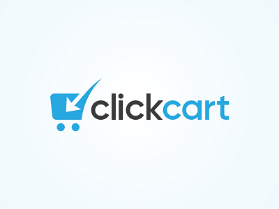 Click Cart Logo Design brand identity ecommerce logo design