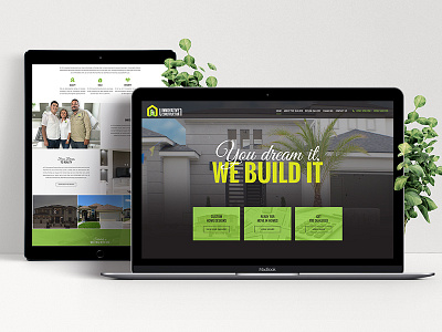 Construction Website Redesign. adobe photoshop flat flat design responsive web design website design webstie