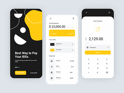 Municipay - Finance app app design ui ux ux design