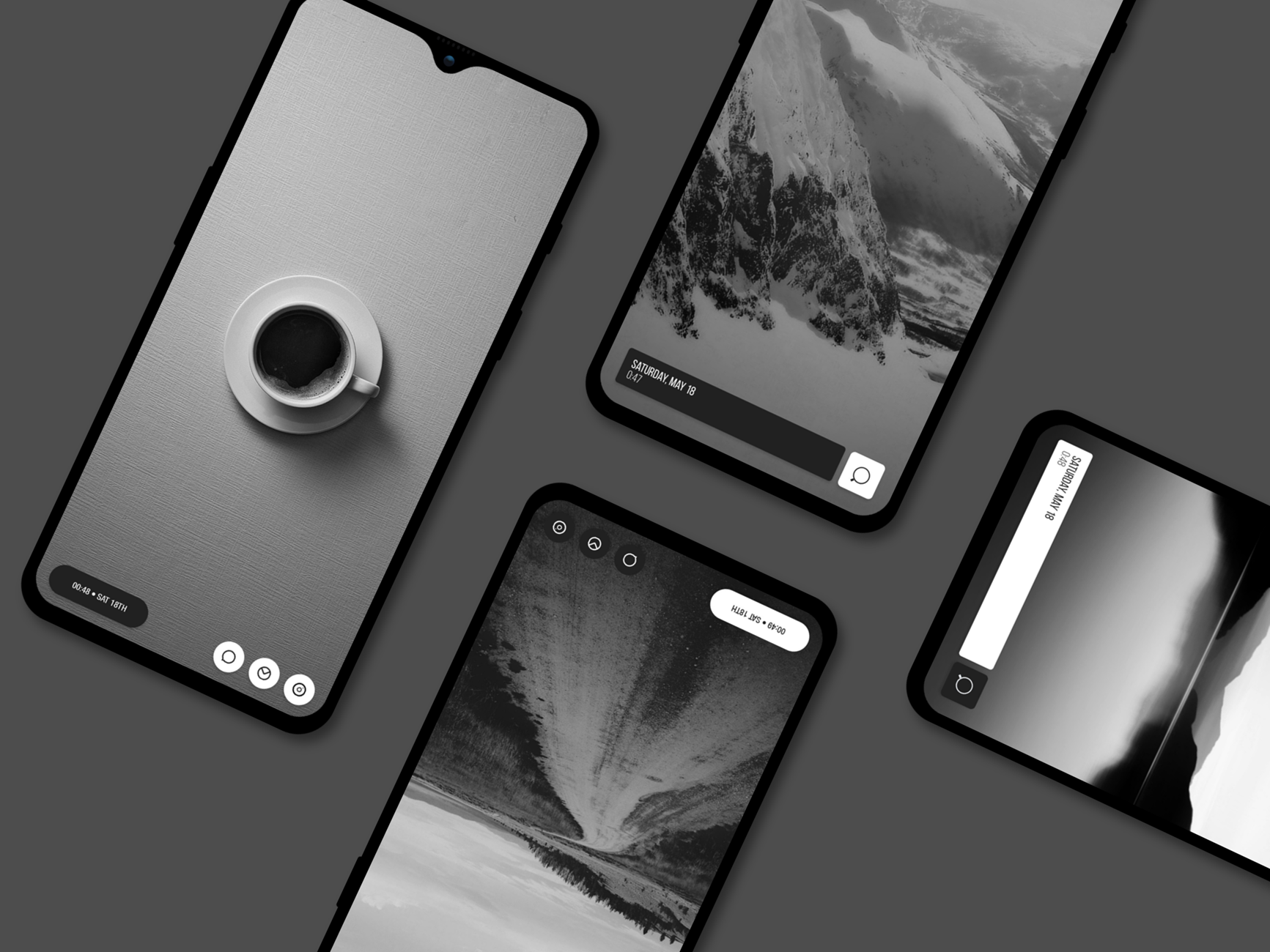 Mono for KWGT by Dosarts MobileArts on Dribbble