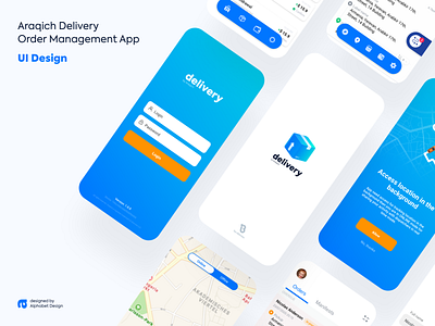 Araqich Delivery | Mobile App UI adobe xd app app design branding design identity interface interface design interfaces mobile app mobile application mobile ui ui ui ux ui design ux ux desgin