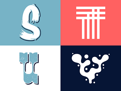 Letters S, T, U, V - 36 Days Of Type