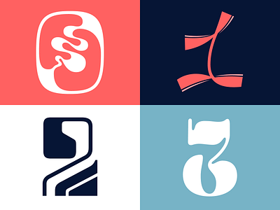 Numbers Zero, One, Two and Three - 36 Days Of Type