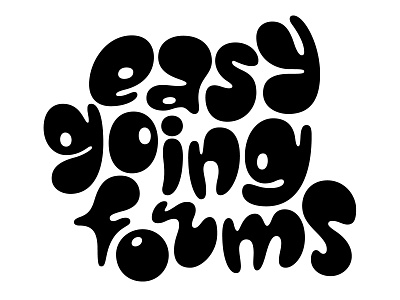 Easy going letters custom lettering custom letters design hand lettering letter lettering type typedesign typography