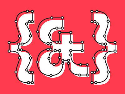 ink traps + & + {} = groovy experiment 🧪 custom lettering custom letters design illustration letter logo type typedesign typography