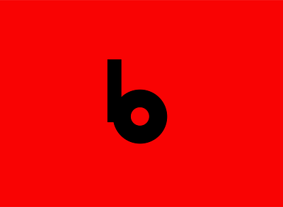 b logo mark branding company branding design flat identity design logo minimal vector