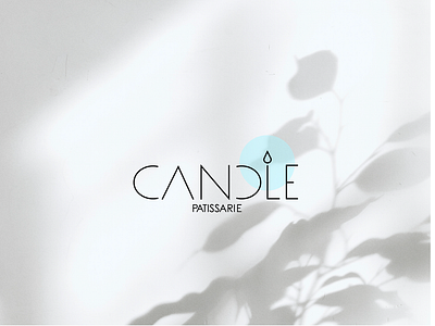 modern elegant candle shop logo