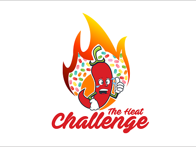 Heat challenge Illustration branding design icon illustration illustrator logo typography ui