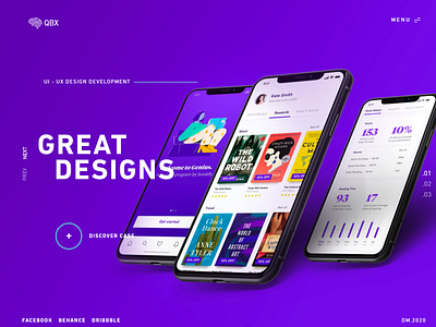 Landing Page Concept branding design typography ux vector