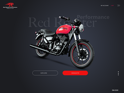 Landing Page Concept - Automobile branding design illustration minimal typography ui ux vector web website