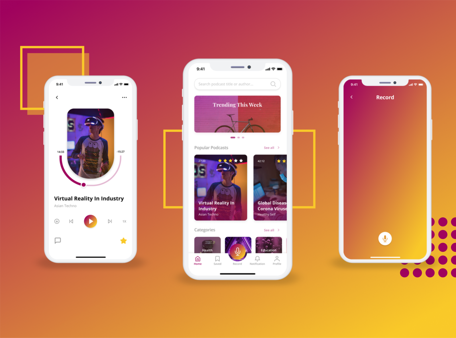 Podcast App UI Design by Rizki Dwi on Dribbble