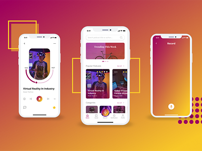 Podcast App UI Design