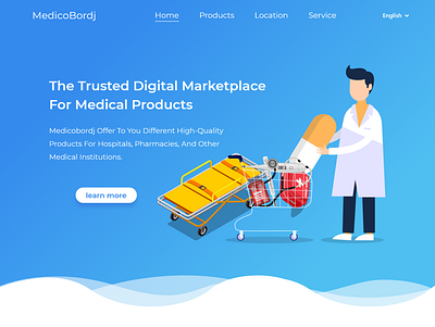 Medical Products ui ux webdesign website