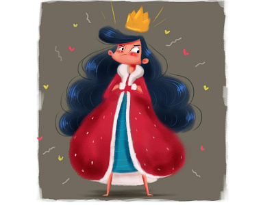 Spoiled Princess cartooning character design characterdesign illustration