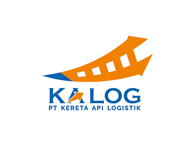 Kereta Api Logistik (KALOG Express) branding indonesia kereta api logo