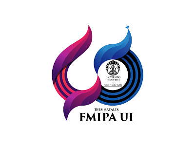 Dies Natalis 60 FMIPA Universitas Indonesia anniversary branding design indonesia logo