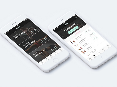 Choose Workout fitness ui ui design