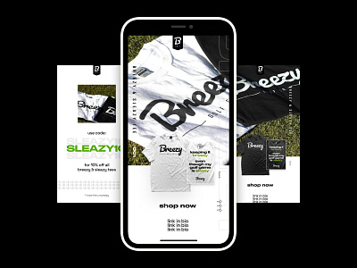 Breezy Golf Co - Social Stories app branding design golf social sports sportsdesign ui design ux design visual visual design