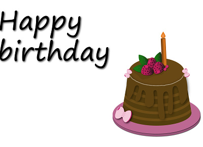 тортисвеча artwork card love вектор дизайн иллюстрация логотип рисунок с днем рождения торт фон