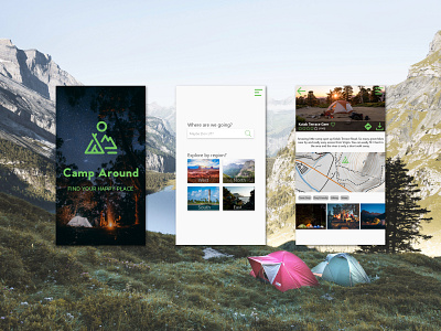 Camping Brand and UI