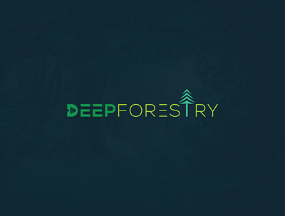 Deep Forestry logo design brand design brand identity branding branding concept branding design business logo clean deep forestry icon identity identity branding identity design logo logo design logodesign logotype minimal typography