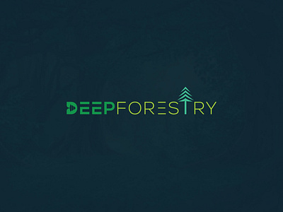 Deep Forestry logo design