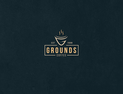 Ground Coffee logo app brand brand design brand identity branding business logo design icon icons identity illustration logo logo design logotype mark minimal sketch website
