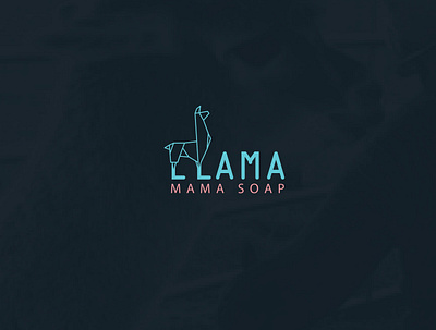 LLAMA Logo Design branding design flat icon identity illustrator logo logotype mark minimal symbol vector