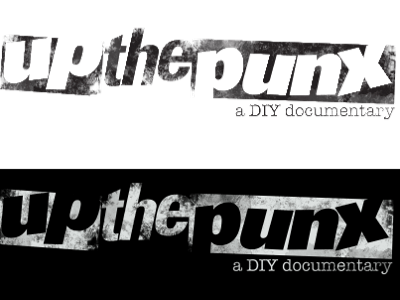 Up The Punx logos rough