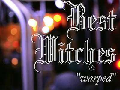 "Best Witches" video still arbys best witches blackletter chicago diy typography video video still