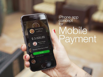 Iphone payment app concept app design gateway interactive0 ios iphone mobile payment system ui ux