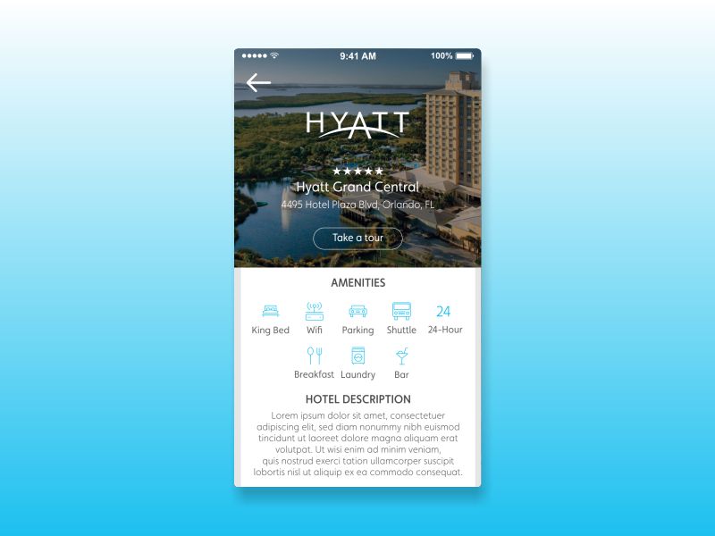 Hotel App 2 by Isnan Nugraha on Dribbble