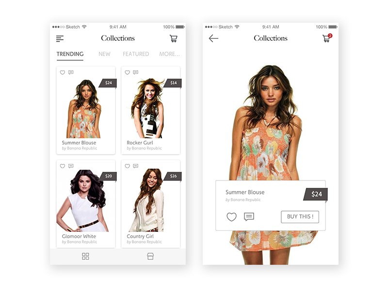 Simple Fashion E-Commerce by Isnan Nugraha on Dribbble