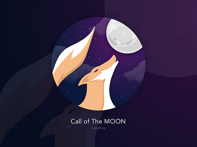 Lunafox Illustration : Call of The MOON