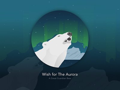 Guardian Polar Bear - Wish for The AURORA