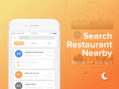 Nearby Restaurant App