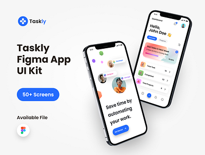 Taskly Productivity App UI Design ui ux