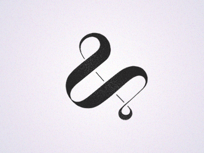Amperbored v.2 ampersand illustration illustrator lettering noise photoshop texture type typography