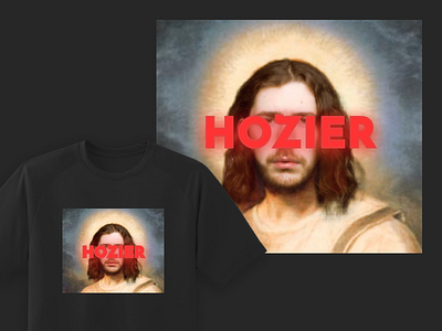 Hozier (t-shirt) branding design design art designer hozier merch merch design music product design shirt