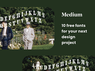 10 free fonts for your next design project