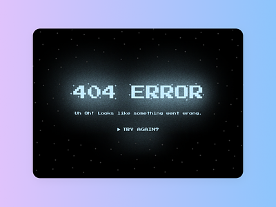 Daily UI #008: 404 Page